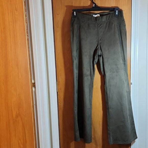 Cato Pants - Cato Suede Feel Trousers Pants Slacks Size M Flared